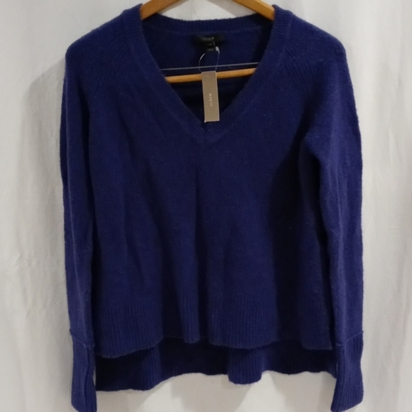 NWT J. Crew sweater wool alpaca blend oversized - Picture 3 of 11
